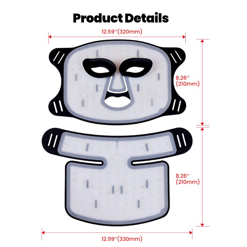 IDEATHERAPY Beauty Mask Manufacturer - Red Green Blue Medical Grade Infrared Light Face Tool