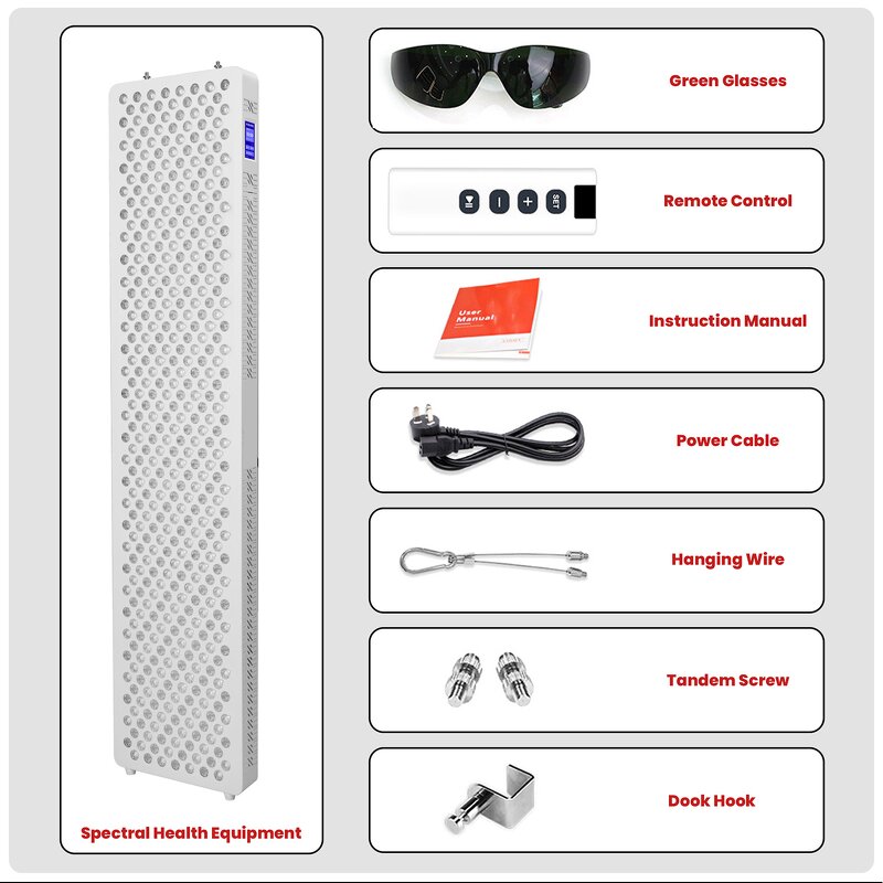 IDEATHERAPY RL450MAX-7CH Panel Manufacturer - 7 Wavelengths Infrared Light Therapy Home Use Tool