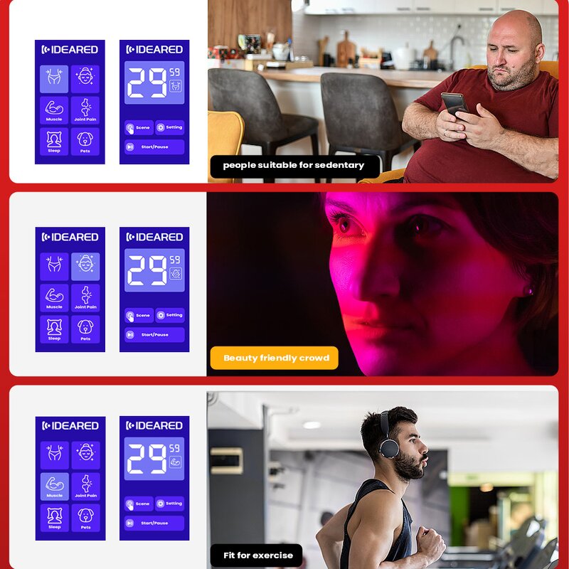 Full Body Led Light Therapy Machine Manufacturer - Red and NIR 5 Waves Touch Screen Professional Tool