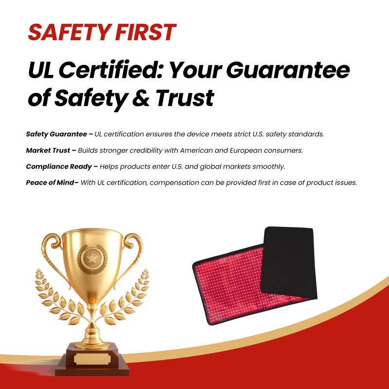 IDEATHERAPY Yoga Pad Led Therapy Mat Manufacturer - Medical Red Light Face Therapy UL Certified Tool