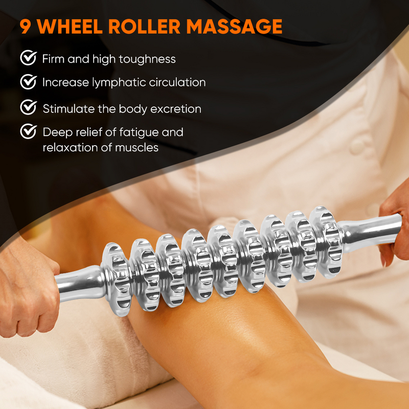 Body Massage Tool Set Manufacturer - Zinc Alloy Silver Maderoterapia with Musical Function