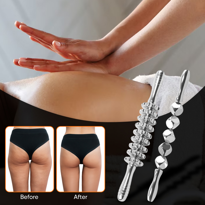 Body Massage Tool Set Manufacturer - Zinc Alloy Silver Maderoterapia with Musical Function