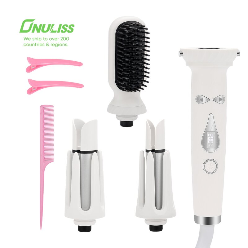 Hair Curler Manufacturer - Auto Ceramic Cordless USB Rechargeable with LCD Display