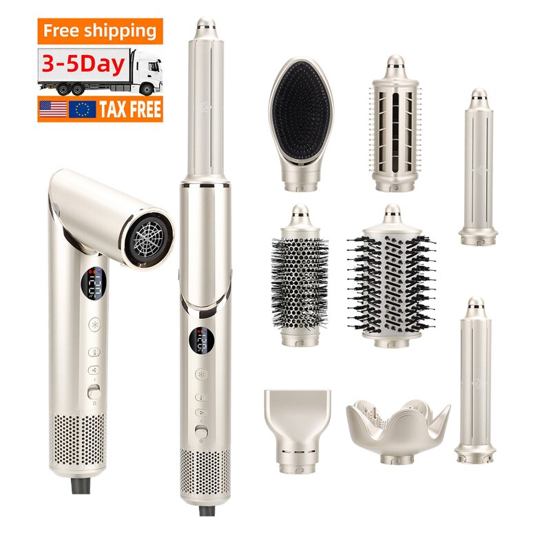 Hair Styling Tool Manufacturer - Professional 6-in-1 Hot Air Brush Automatic Curling