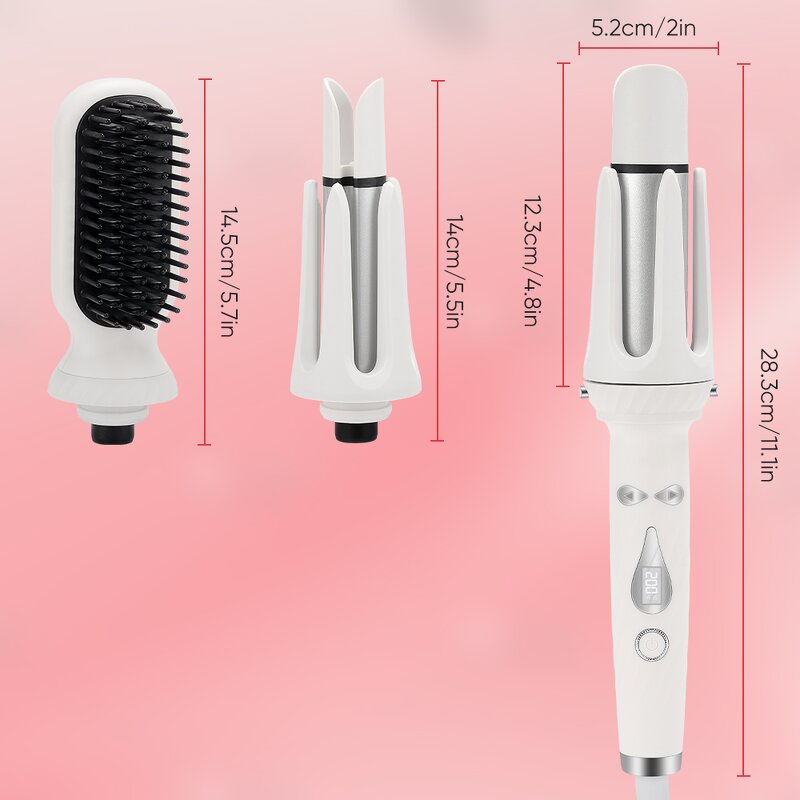 Hair Curler Manufacturer - New 3-in-1 Auto Ceramic PTC Fast Heated Negative Ionic