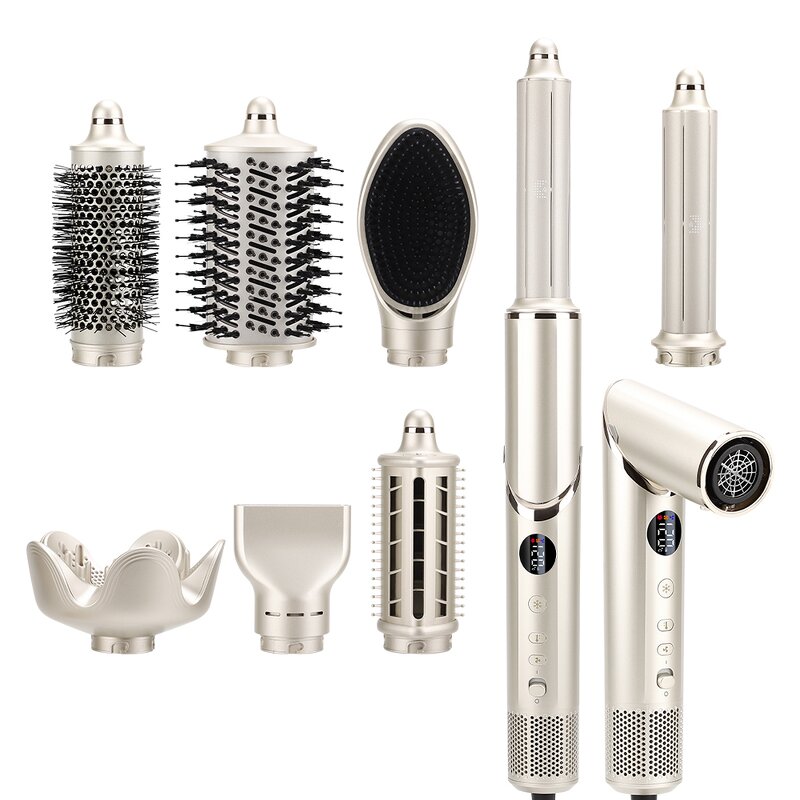 Hair Styling Tool Manufacturer - Professional 6-in-1 Hot Air Brush Automatic Curling