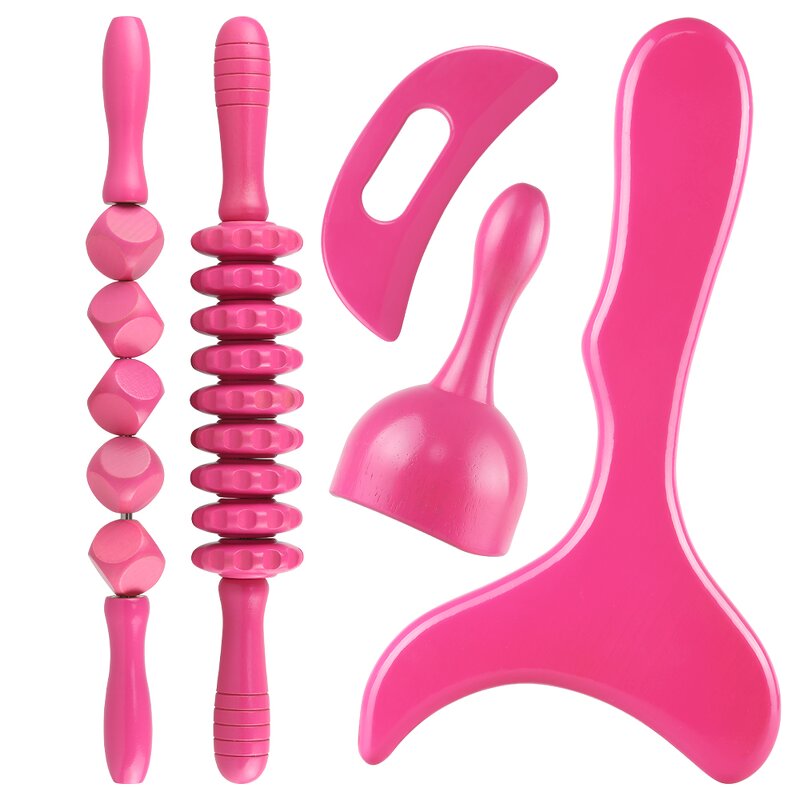 Massager Tool Set Manufacturer - Sujok Acupuncture Points Detector Gua Sha Wood Therapy