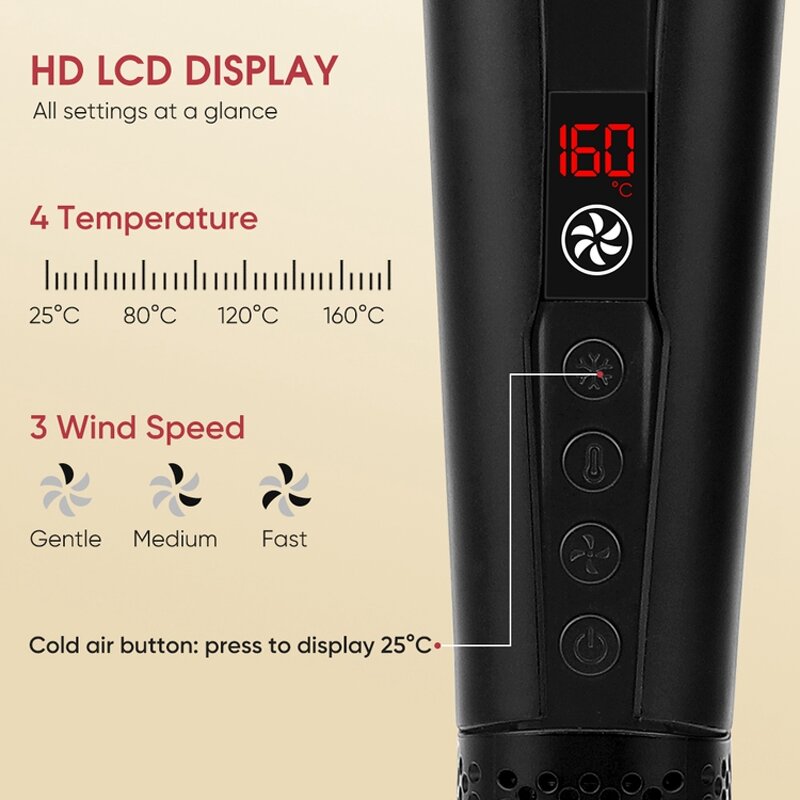 Hair Dryer Manufacturer - 2-in-1 High Speed Air Styler BLDC Motor Wet to Dry