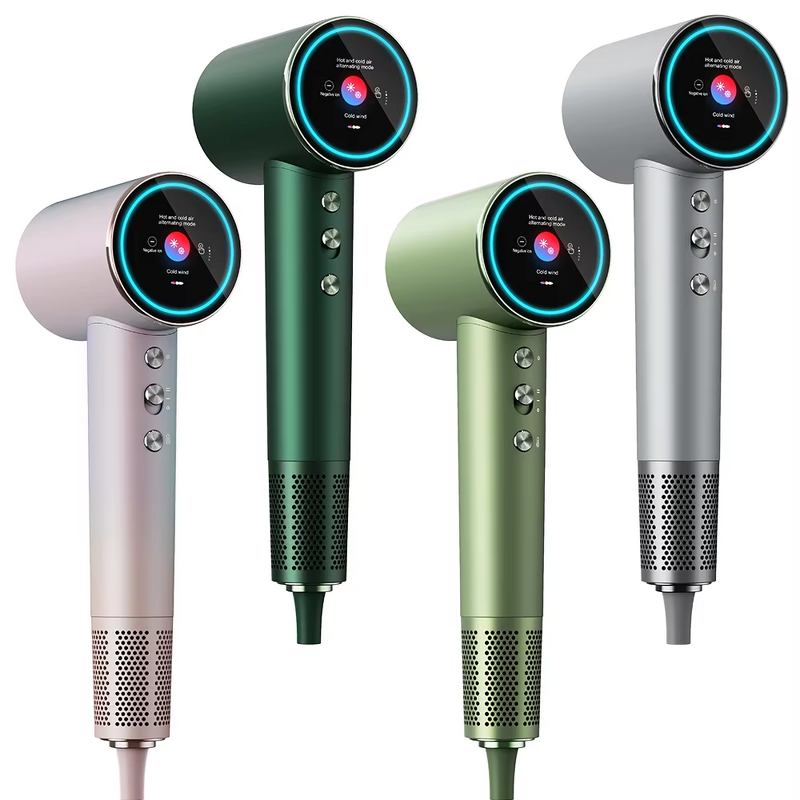 Hair Dryer Manufacturer - 2025 Professional Intelligent Temperature Display Ionic 1600W