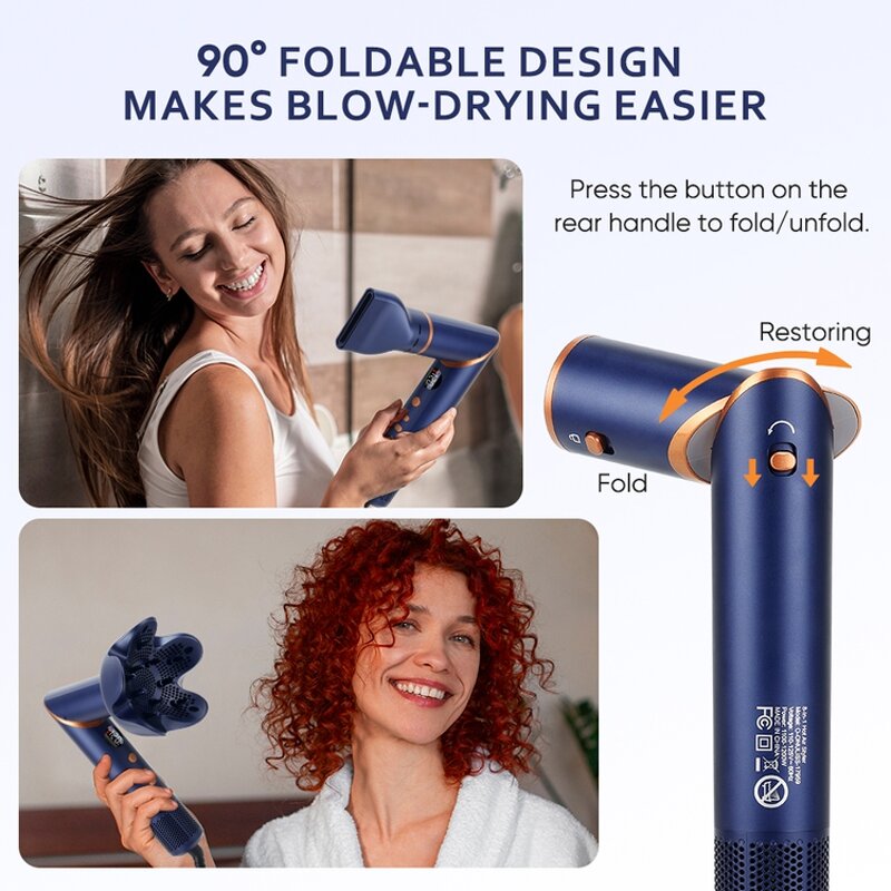 Hair Dryer Manufacturer - 8-in-1 Multi Style Foldable Auto Curling Iron