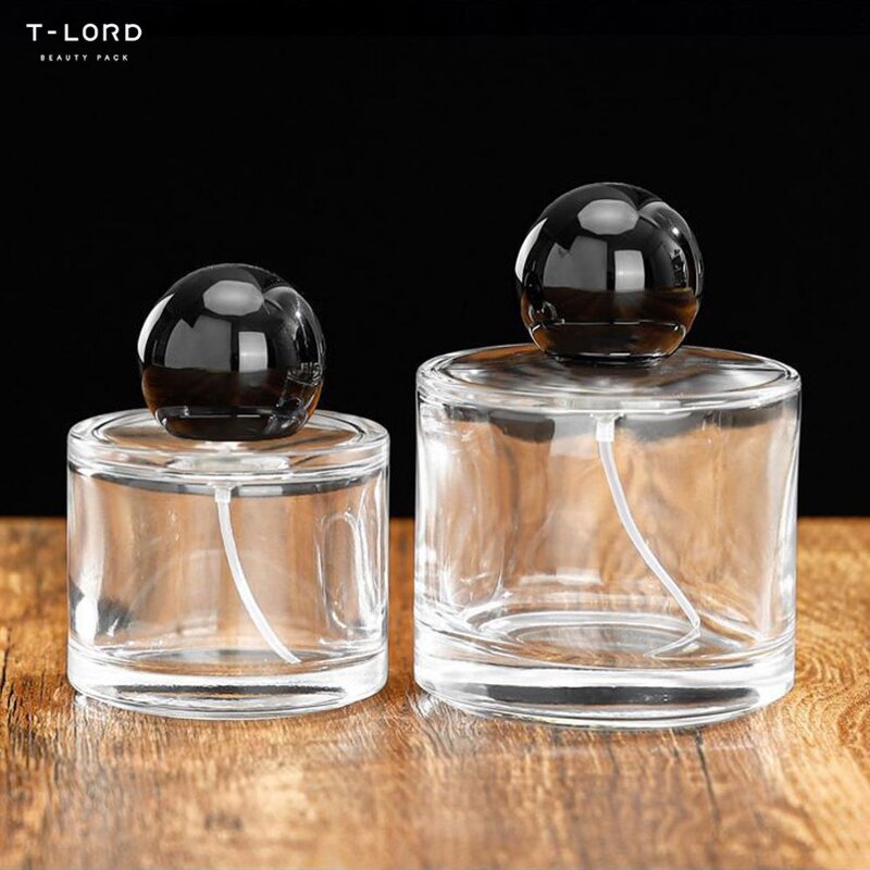 50ml Glass Packaging for Perfume Cosmetic Empty Glass Perfume Bottles 100ml Perfume Glass Bottle with Cap Spray