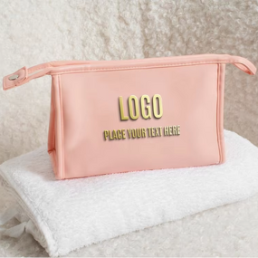 Triangle Shape Plastic Packaging Box Zipper Simple Design Candy Color Travel Toiletry Bag Wash Makeup Bag Promotion Storage