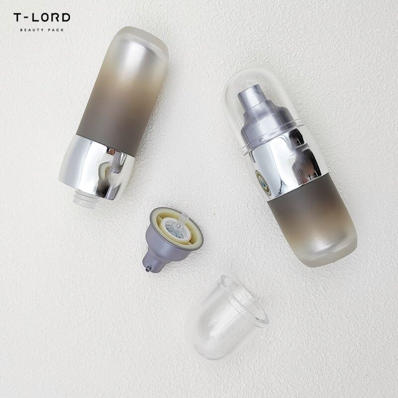 Cosmetic Jar Bottle Set Plastic Lotion Bottle with Pump Head for Skin Care Packaging Durable and Easy-to-Use Containers
