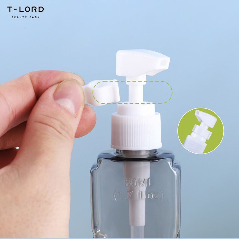 Pink Leak Proof Travel Kit Plastic Dispenser Shampoo Bottle Portable Cosmetic Storage Bottle Toiletries Skincare Kit Set