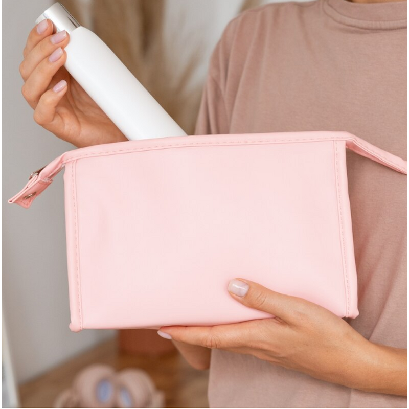 Soft Fabric Multifunction Cosmetic Bag for Girls with Inner Pouch Traveling Makeup Case and Beauty Bag for Promotions