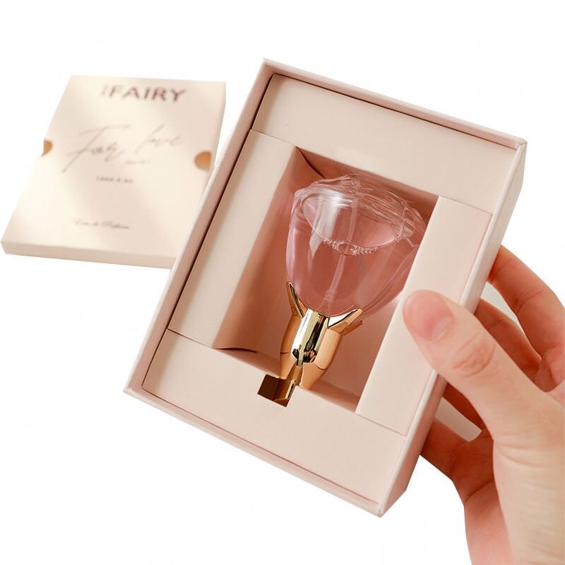 High Quality Custom Printing Glossy Waterproof Matt Lamination Kraft Paper Folders and Perfume Gift Box Set One Stop Solution