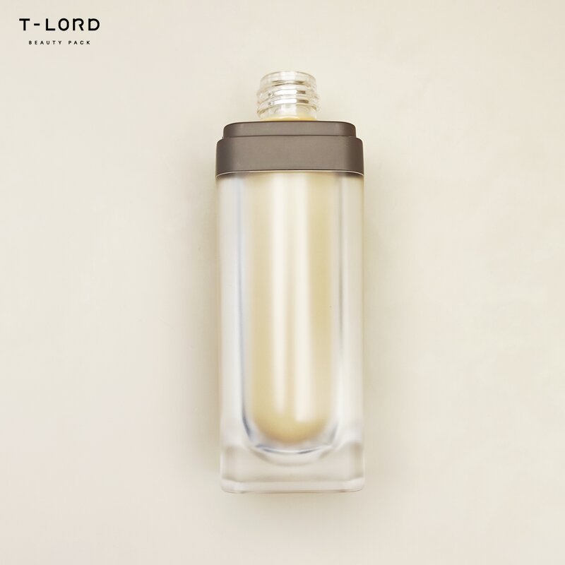 60ml Double-Walled Plastic Cosmetics Packaging for Skin Care Serum Face Cream Facial Cleanser Toner Lotion Cream Pump Sprayer