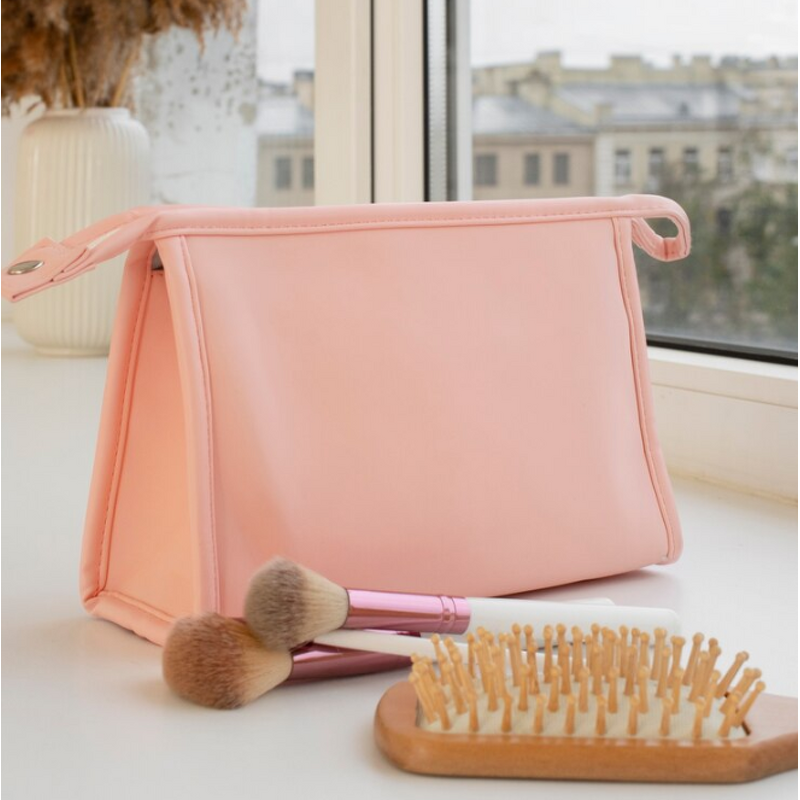 Soft Fabric Multifunction Cosmetic Bag for Girls with Inner Pouch Traveling Makeup Case and Beauty Bag for Promotions