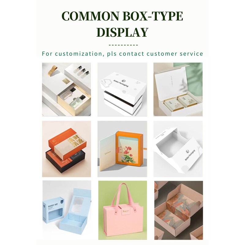 20*18*8 cm White Green Outside Recyclable Foldable Kraft Paper Shipping Packaging Mailer Boxes with UV Coating and Varnishing