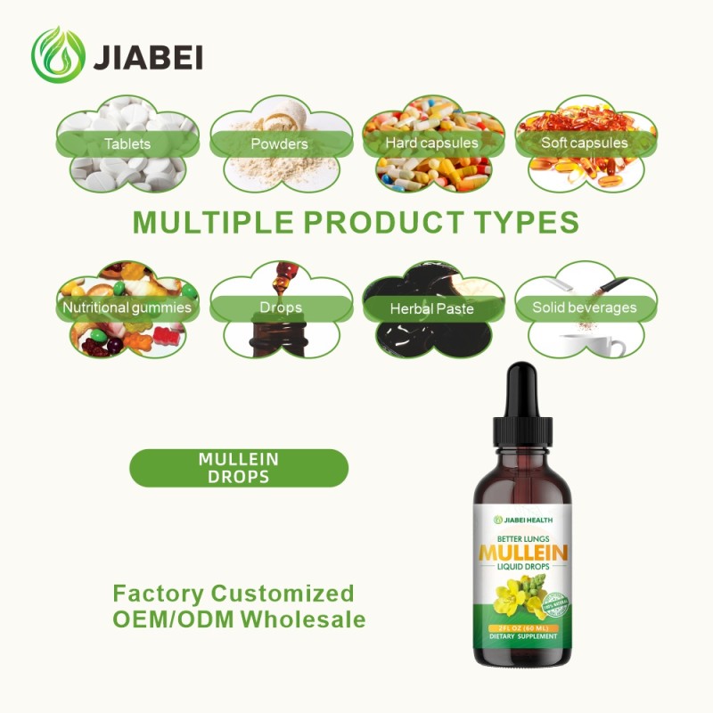 Mullein Drops Manufacturer - ODM Respiratory Health Herb Drops