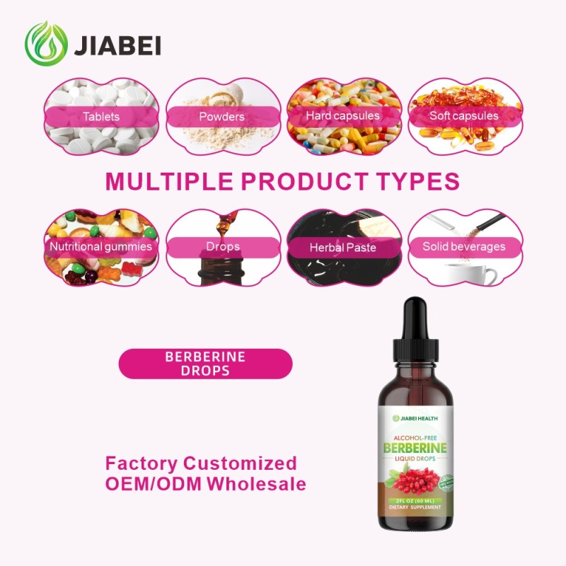 Berberine Drops Factory - ODM Immunity Intestinal Health Drops