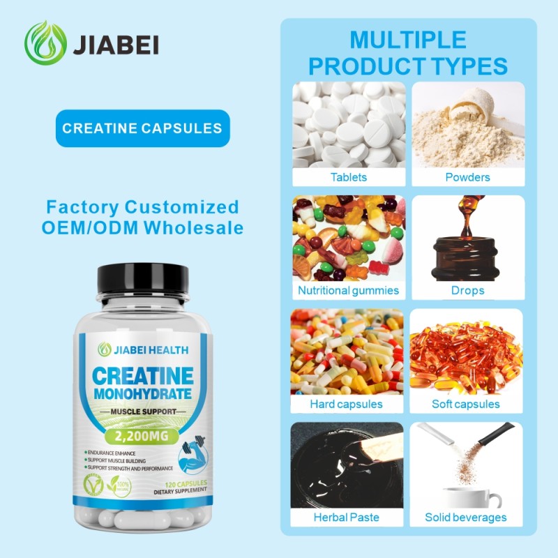 Creatine Capsules Manufacturer - OEM Sports Fitness Muscle Strength