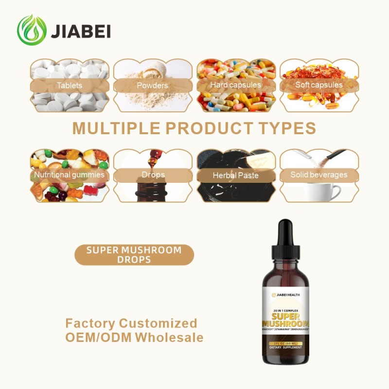 Mushroom Drops Manufacturer - OEM Immune System Botanical Extract