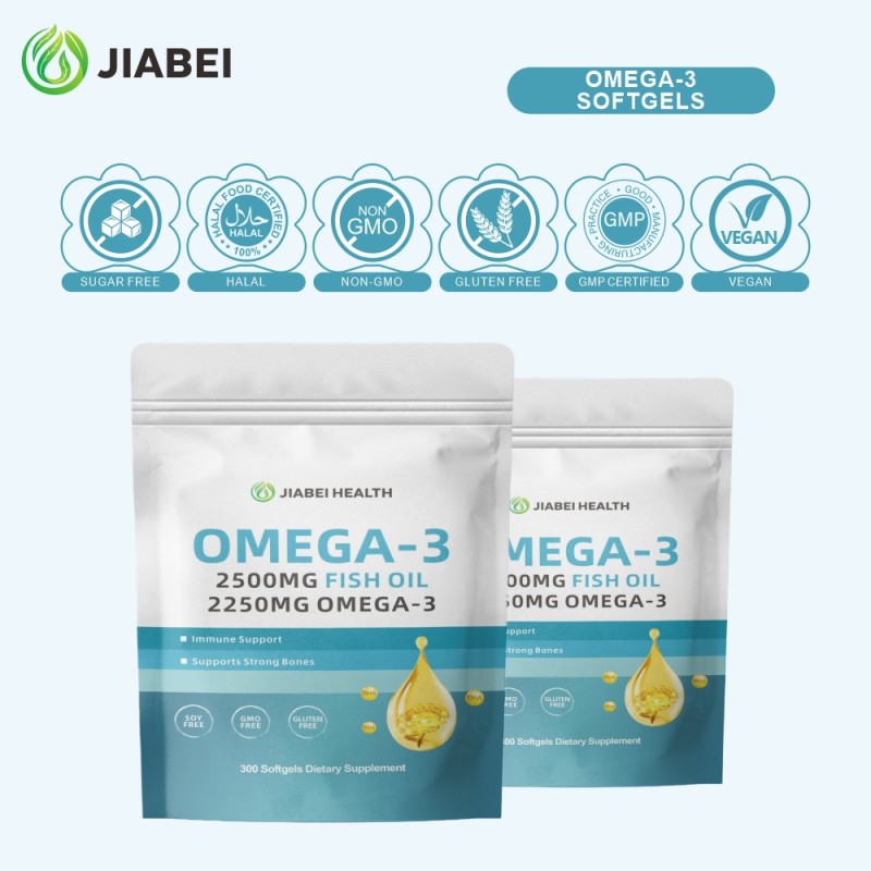 Omega-3 Capsules Factory - OEM Immune System Bone Support