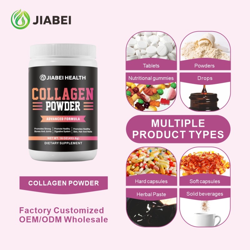 Collagen Powder Factory - OEM Beauty Hair Nails Protein Supplement