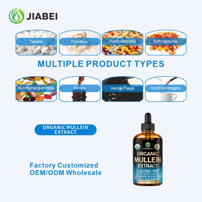 Mullein Drops Factory - ODM Organic Immune System Extract