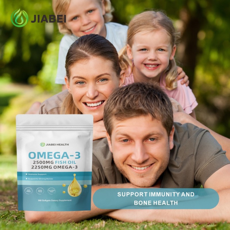 Omega-3 Capsules Factory - OEM Immune System Bone Support