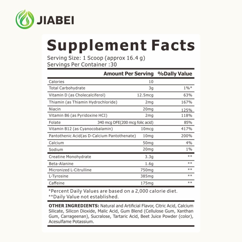 Pre-Workout Powder Factory - OEM Weight Management Energy Boost