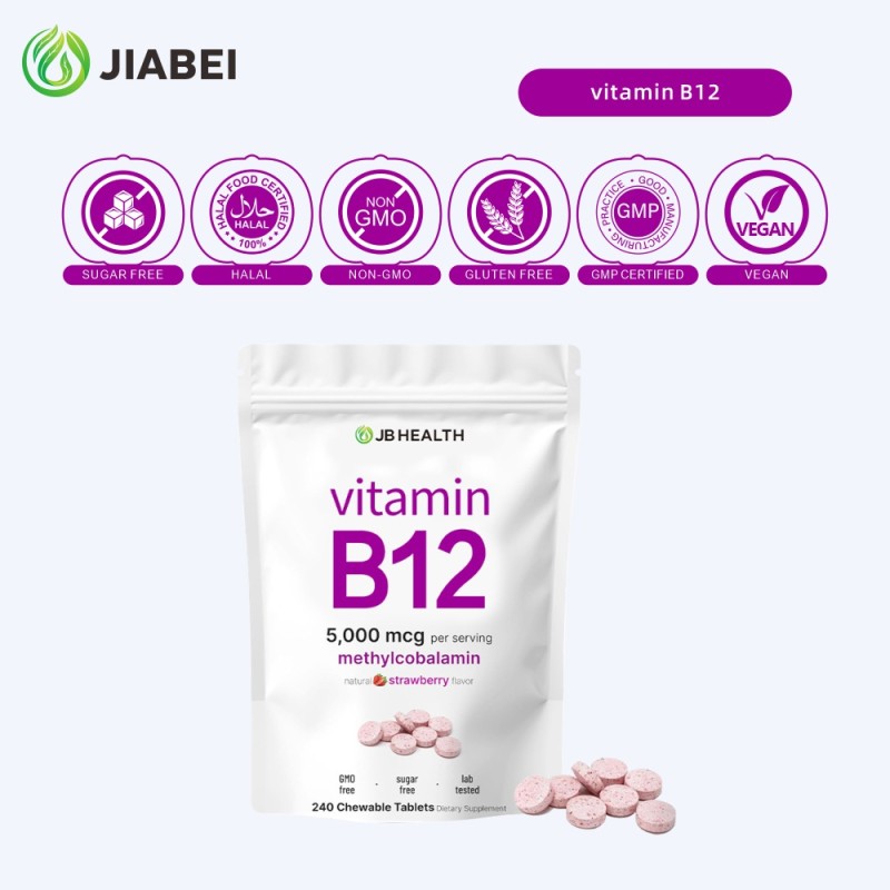 Vitamin B12 Tablet Manufacturer - ODM Vegan Digestion Supplement