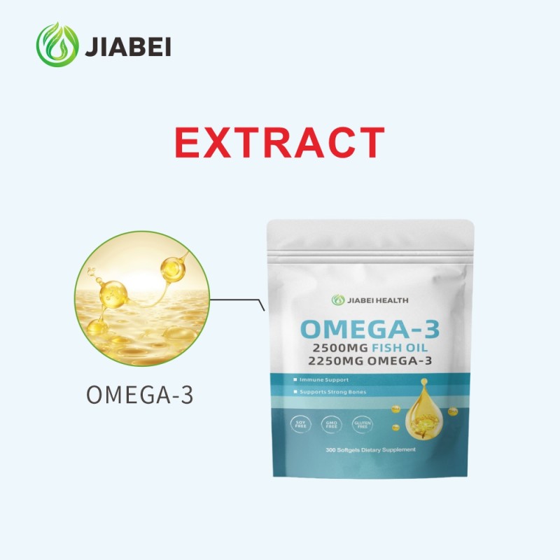 Omega-3 Capsules Factory - OEM Immune System Bone Support