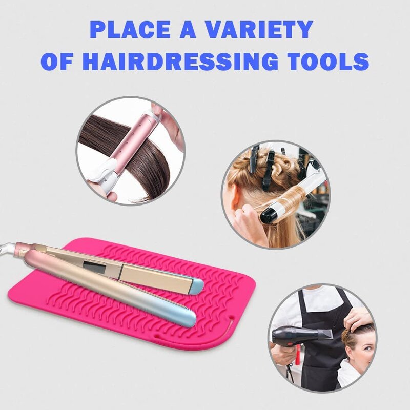 Curling Iron Silicone Mat Manufacturer - Wholesale Heat Resistant Flat Iron Hair Styling Tool Holder Tool