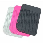 Curling Iron Silicone Pad Manufacturer - Custom Heat Resistant Mat Beauty Salon Hot Hair Tools Storage Tool