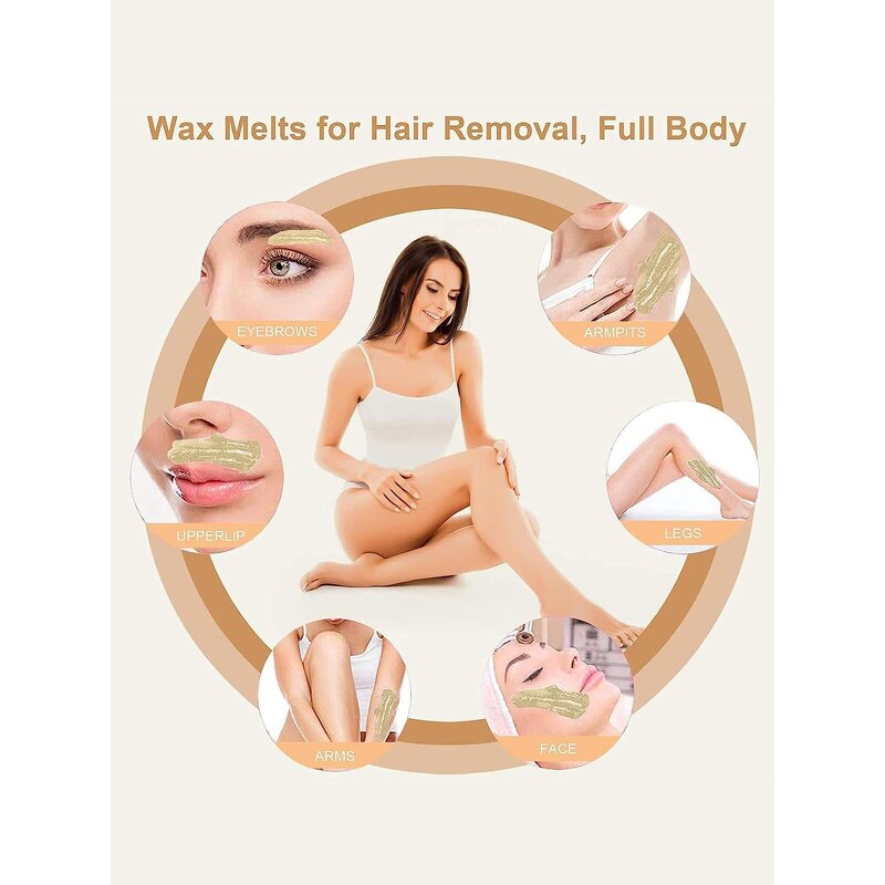 Organic Hard Wax Beans Manufacturer - 100-1000g Depilatory Underarms Body Hair Removal Tool