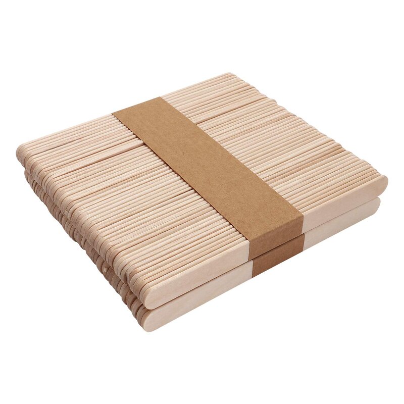 Waxing Applicator Sticks Manufacturer - Eyebrow Wooden Spatulas 16-20mm Face Small Hair Removal Tool