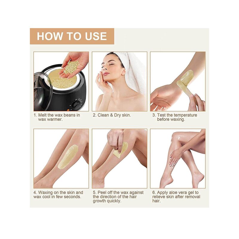 Depilatory Wax Beans Manufacturer - Wholesale 100g Chocolate Hot Waxing Body Hair Removal Tool