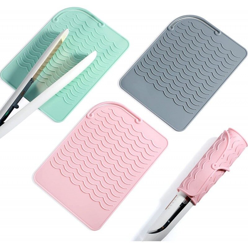 Curling Iron Silicone Pad Manufacturer - Custom Heat Resistant Mat Beauty Salon Hot Hair Tools Storage Tool