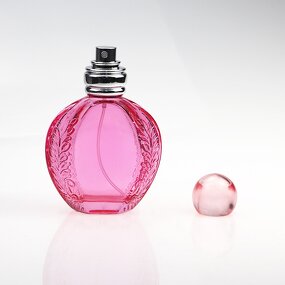 85ml Women Perfume Bottles Manufacturer - Custom Round Colorful Glass Spray Cosmetic Atomizer Tool
