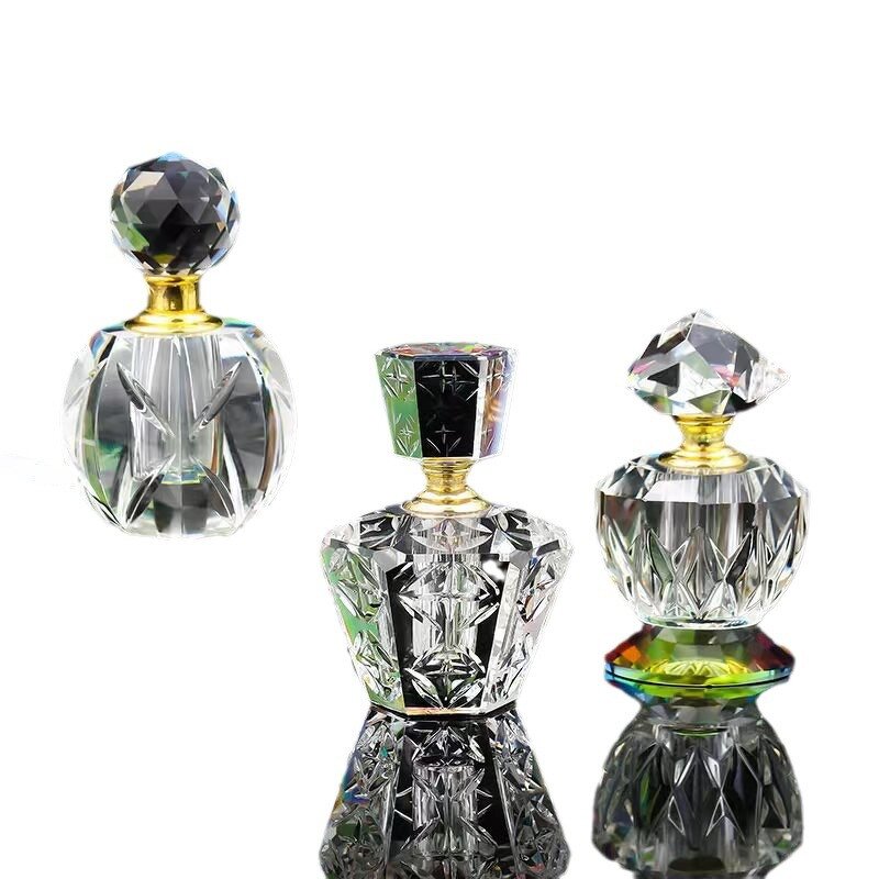 3ml Attar Oil Bottles Manufacturer - Wholesale Cheap Empty Crystal Glass Perfume Packaging Tool