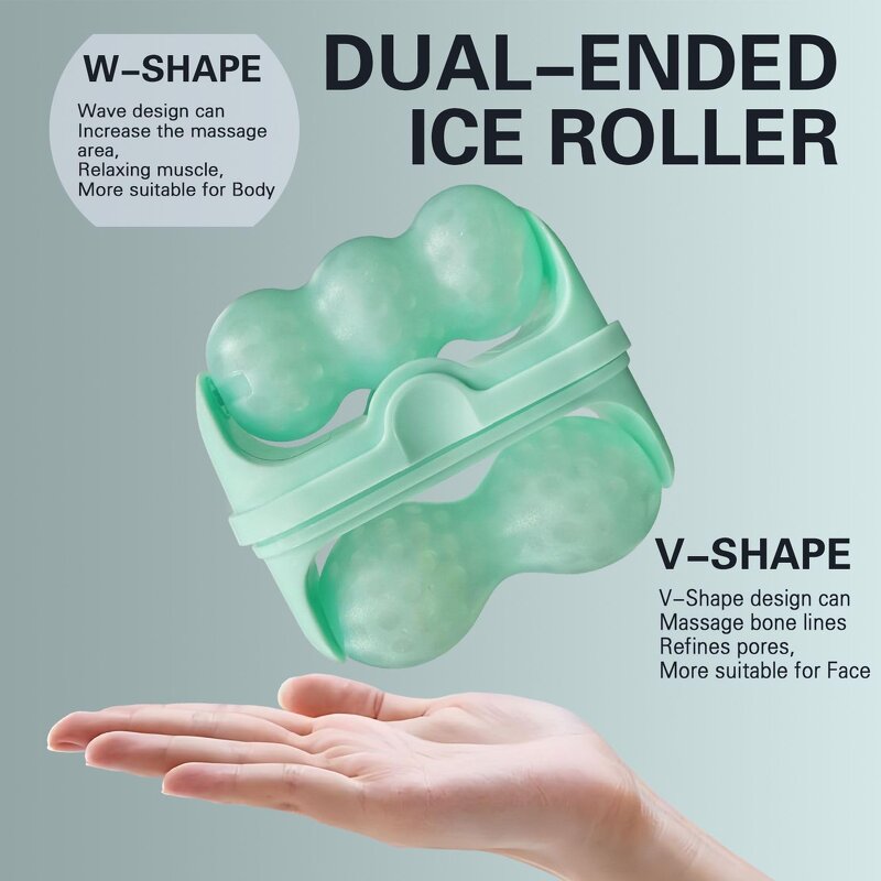 2 in 1 Ice Face Roller Manufacturer - New Trending Cold Massager Puffy Eyes Migraine Relief Tool