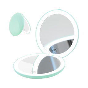 Compact Travel Makeup Mirror Manufacturer - Wholesale 20X Magnifying Handbag Round Pocket Cosmetic Tool