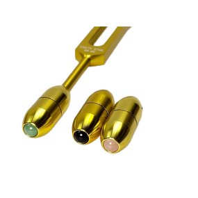 Gemstone Boot Tuning Fork Set Manufacturer - Rose Quartz Green Aventurine Black Onyx Biomagnetic Tool