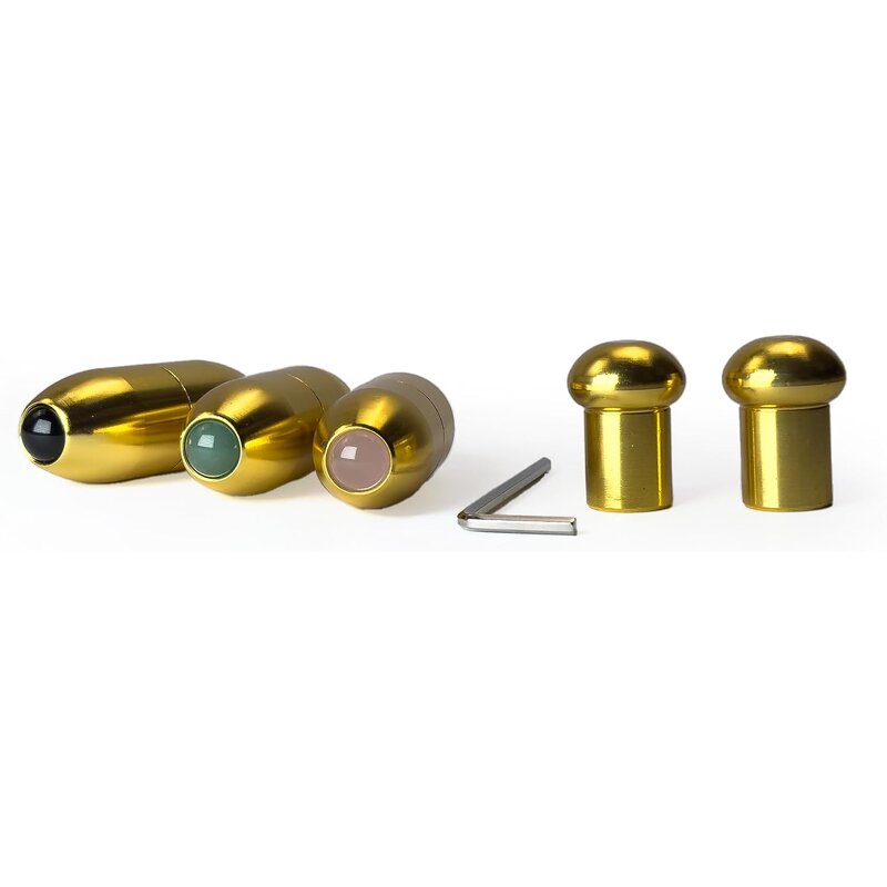 Gemstone Boot Tuning Fork Set Manufacturer - Rose Quartz Green Aventurine Black Onyx Biomagnetic Tool