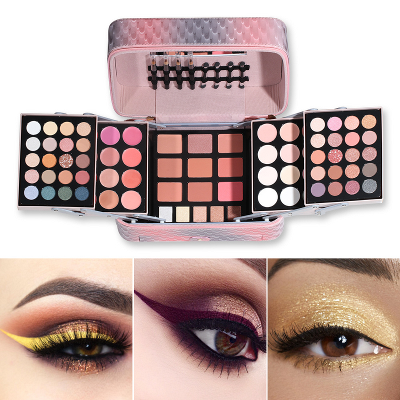 Luxury Makeup Set Manufacturer - Professional Artist Eyeshadow Lipstick Nail Polish Cosmetic Kit Tool