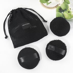 Bamboo Charcoal Makeup Pads Manufacturer - OEM Custom Logo Washable Reusable Facial Cleaning Tool