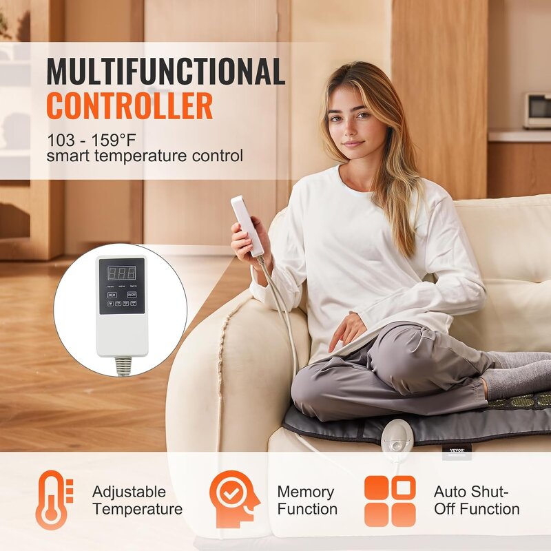 Jade Tourmaline Heating Pad Manufacturer - Wholesale Health Care Therapy Massage Mattress Tool