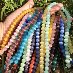 Natural Stone Beads Manufacturer - Aventurine Jade Agate 4-12mm DIY Bracelet Jewelry Making Tool